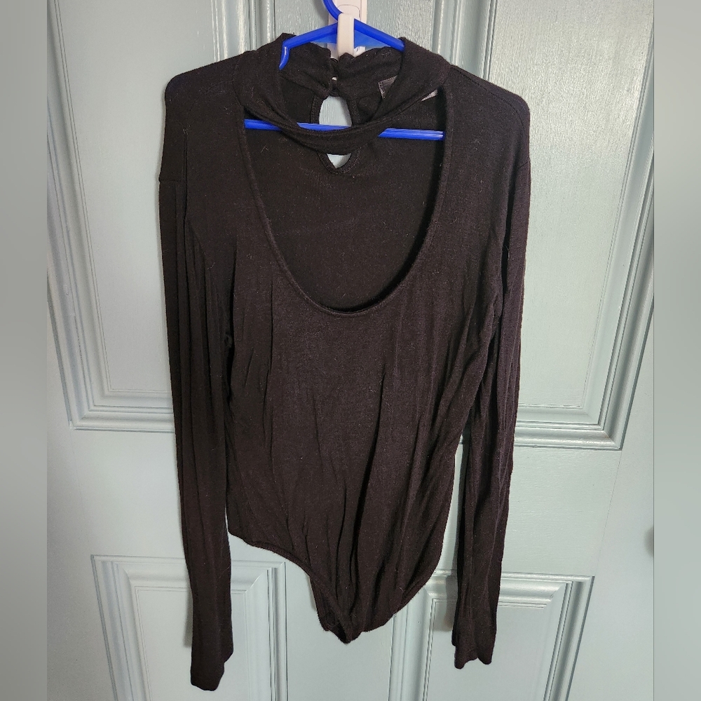 Elegant Black Long Sleeve Women's Top